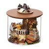 Fiorky Maison de poupée miniature 3D Diorama à faire soi-même avec meubles en bois pour enfants A 