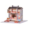 Kit maison de poupée miniature 3D de style chinois à faire soi-même, mini maison en bois fait à la main, jouet créatif cadeau