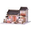 Kit maison de poupée miniature 3D de style chinois à faire soi-même, mini maison en bois fait à la main, jouet créatif cadeau