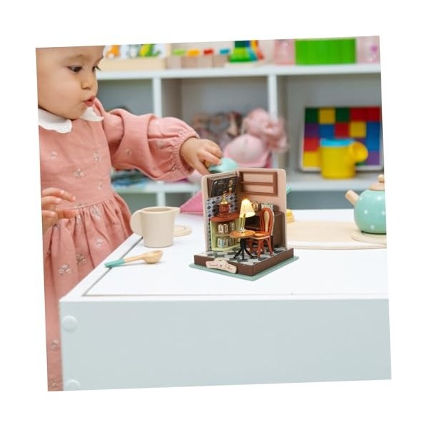 FOYTOKI 1 Ensemble Modèles Kits De Maison De Poupée Maison De Poupée Miniatures Jouets Miniature Jouets Maison Miniature Peti