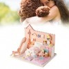 Eulbevoli Kit de Maison de poupée Bricolage, kit de Maison de poupée Cadeau pour Enfants de Conception exquise pour Les Perso