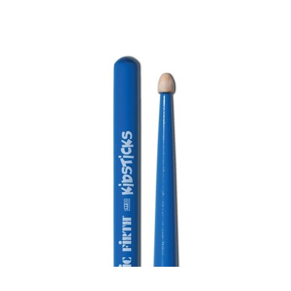 Vic Firth Baguettes de Batterie pour Enfant, Caryer Américain, Bout en Bois, Bleu