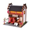 Bricolage maison en bois jouet chinois en bois miniature maison de poupée kit de meubles créatifs, cadeau danniversaire et c