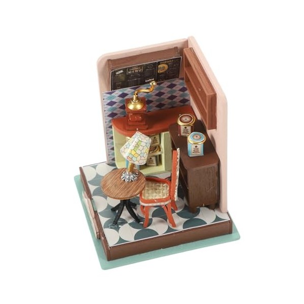 NAMOARLY 1 Ensemble La Maison Kits Modèles Petite Maison Kit De Maison De Poupée Petites Maisons Jouets Assemblage en Bois Ca