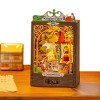 Gesuter Maison poupée Bricolage - Miniature Maison poupée Bricolage avec Meubles | Maison poupée Miniature Planche Bois modèl