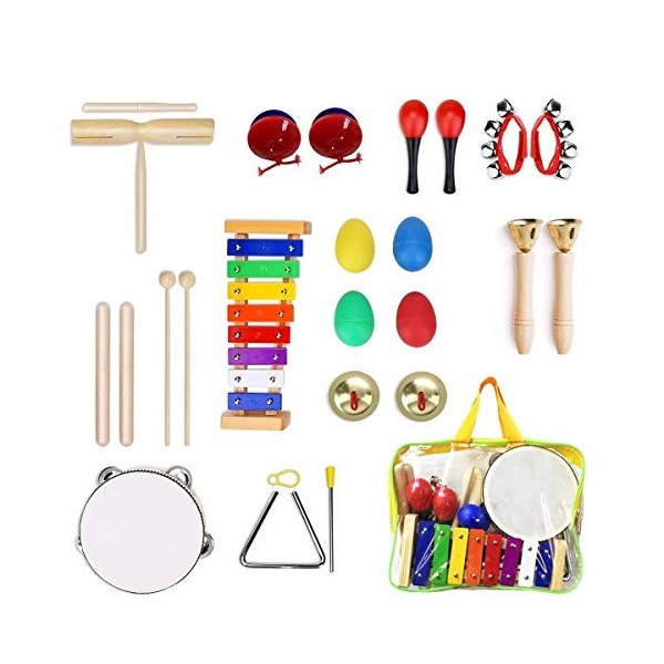 perfeclan Ensemble de Batterie pour Enfants Jouet Musical Instrumen