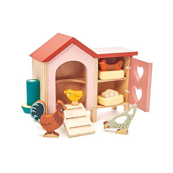 tender leaf toys Poulailler en Bois pour Maison de poupée