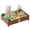 WonDerfulC Jeu dattractions 3D assemblé Puzzle Maison de Jouets Miniature en Bois Maison de poupée Kit Boîte à Musique Cadea