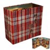 gaomin poupée en Bois, DIY Book Nook Kit avec Couvercle Anti-poussière Transparent, Serre-Livres 3D DIY Puzzle en Bois LED, P