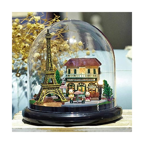 Maison Miniature, Maison de poupée Faite à la Main Maison de poupée Longue durée de Vie à la Main Cadeau Parfait pour la déco