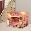 Oshhni Kits de Maison de poupée Miniatures en Bois, Bricolage, Chambre créative pour Femmes et Filles, Cadeau Parfait, modèle