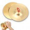 14.7cm / 5.79in Crash Cymbale, 2 pièces en laiton à main cymbale pour instruments de percussion en laiton, batterie et percus