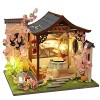 Maison de poupée miniature chinoise à faire soi-même, maison de poupée miniature, meubles en bois, pour la Saint-Valentin, ca