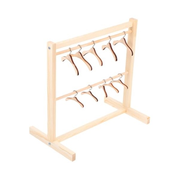 20 Cintres Miniatures Pour Poupées 11,5 Pouces - Armoire Poupée, Rangement Vêtements - En Plastique Durable