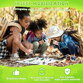 Lot de 22 jouets réalistes pour enfants - En plastique - Pour léducation des enfants, Halloween et cadeaux danniversaire