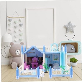 Abaodam 1 Ensemble Bricolage Villa Château 3D Maison Puzzle Fille Maison Puzzle Maison De Poupée Ornement 3D Maison Modèle Fi