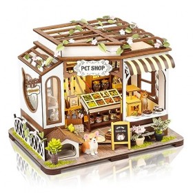 Cuteefun Maquette Maison Miniature pour Débutants à Construire, DIY