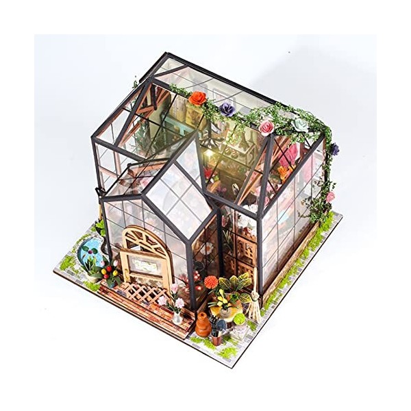 Kit de Maison de Poupée Miniature à Faire Soi-même, Jouet Puzzle à Léchelle 1:24 pour les Fêtes à Domicile de Plus de 14 Ans