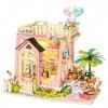 Rolife Maison Miniature Bricolage Fête de Fin dannée - Maison de Poupée - Puzzle en Bois 3D - DÉcoration Cadeau Personnalisé