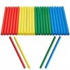 Juvale Lot de 24 bâtons de musique rythmiques pour enfants, ensemble dinstruments de musique à percussion pour salle de clas