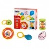 Halilit My First Baby Band Gift Set. Musical Instrument for Babies includes Egg Shaker, Cage Bell, Baby Maraca, Tube Shaker a