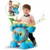 VTech - Jungle Rock - Batterie Eléphant, instrument de musique - 1,5 / 4 ans - Version FR