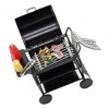 ibasenice 1 Jeu Chariot De Barbecue pour Maison De Poupée Chariot De Gril pour Enfants 1 : 12 Accessoires De Maison De Poupée