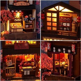 Trousse pédagogique Kits de coin de livre miniatures for adultes, kit de construction de modèles de serre-livres 3D, support 