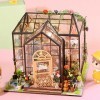 Maison de poupée, 1:24, kit miniature de maison de poupée avec lumière LED, cadeaux créatifs pour amis, parents, maison de fl