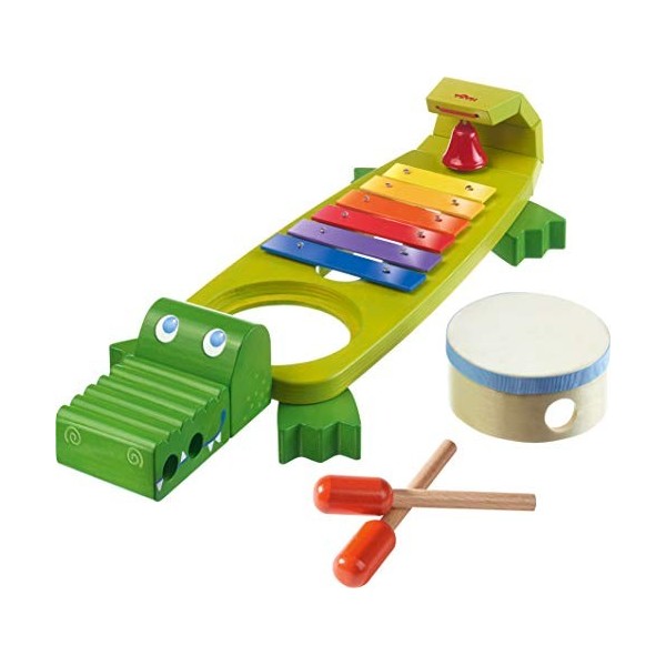 HABA - Jeux dinstruments et de musique - Crocodile Musical - 2 ans et plus - 302566