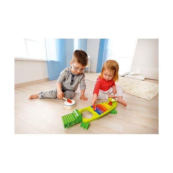 HABA - Jeux dinstruments et de musique - Crocodile Musical - 2 ans et plus - 302566