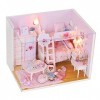 Maison de poupée Miniature, Mini kit de Maison de poupée sûre pour Les Enfants pour la décoration de la Maison de la Chambre 