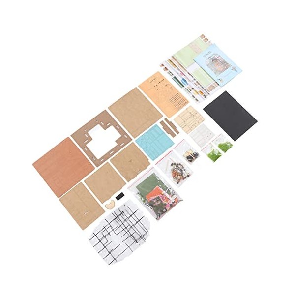 Jouet de Puzzle, kit de Maison de poupée Miniature Bricolage Plus Lisse Beau Pratique pour la fête