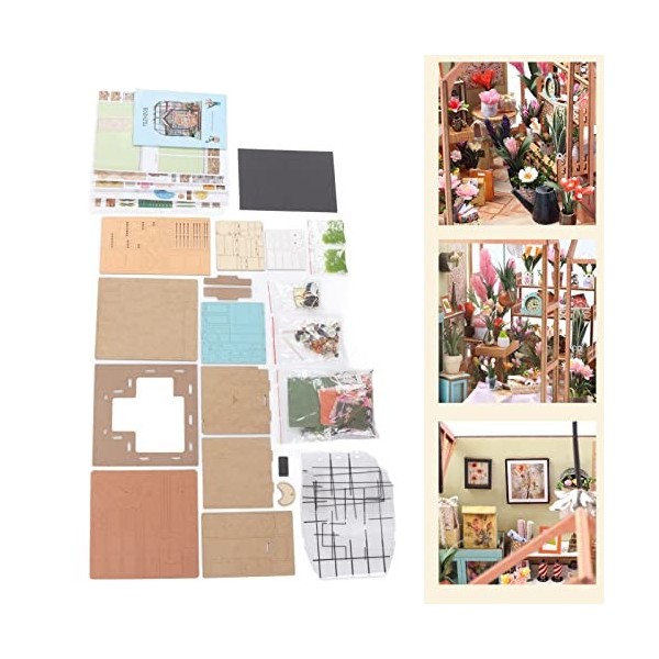 Jouet de Puzzle, kit de Maison de poupée Miniature Bricolage Plus Lisse Beau Pratique pour la fête