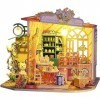 Kit De Maison Miniature Bricolage En Bois 3D Maison De Poupées Réaliste Avec Meubles Cadeau Danniversaire De La Fête Des Enf