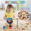 Sweet time Instruments de Musique pour Enfants, Bois Percussion pour Bébé avec Xylophone, Tambourin, Jouet en Bois Musique, J