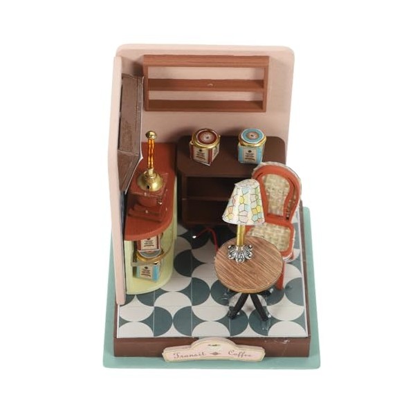 Vaguelly 1 Set Les Kits De Maison Mini Maison De Poupée Modèles De Kit Maisons Minuscules Jouets Assemblage De Maisons Minusc