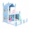 Toyvian 1 Ensemble Jouet De Château De Conte De Fées Puzzle 3D Maison De Poupée Modèle Kit De Construction Cadeaux Miniatures