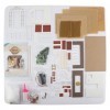 Tomantery Kits de modèle de Maison de Bricolage, Artisanat en Bois sûr et fiable Maison de poupée Bricolage pour Enfants pour