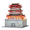 XLZSP BM805 Kit de maison de poupée en bois, modèle architectural chinois ancien 3D, maison miniature pour nouvel an, cadeau 