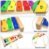 Xylophone Bois Instrument de Musique pour Bebe Enfant Adulte Glockenspiel Avec Maillet en Bois Jouets Musicaux 8 Clés Educati