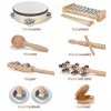 Jouets dinstruments de musique pour toutpetits, ensemble dinstruments de musique à percussion en bois pour les toutpetits, 