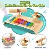 wingyz Xylophone en bois pour enfants, instruments de musique pour enfants de 1 an, jouets musicaux pour bébés, jouets sensor