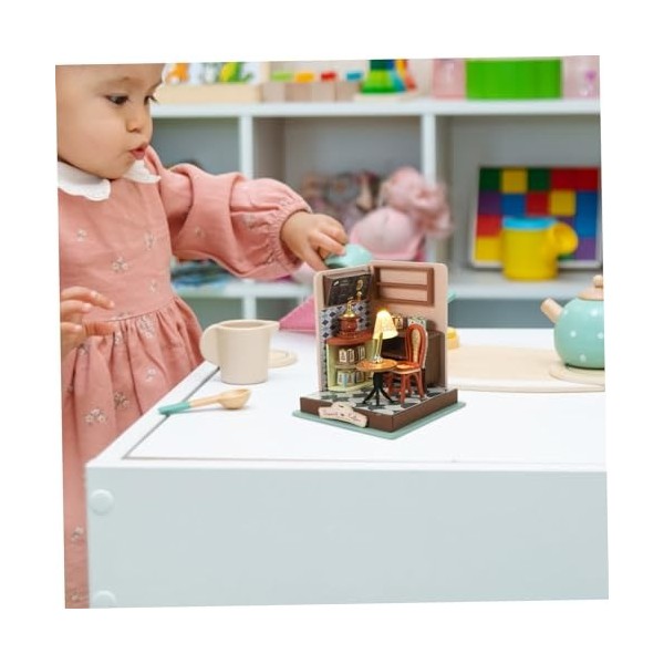 ifundom 1 Ensemble Kit Maison Miniature La Maison Jouets De Maison Minuscule Modèles De Maison De Poupée Miniatures Maisons M