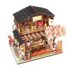 Maison de poupée miniature à monter soi-même avec meubles, kit de maison de poupée en bois résistant à la poussière et mouvem