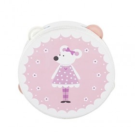 Orange Tree Toys- Tambourin Rose Souris,
