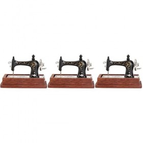 TOYANDONA 3 Pièces Tailleur De Maison De Poupée Modèle De Mini Maison Modèle De Parure Miniature Mini Machine De Tailleur Min