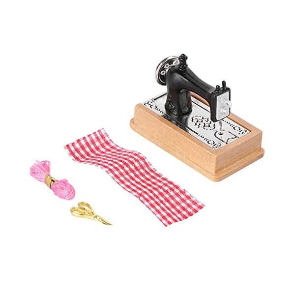 TOYANDONA 3 Pièces Tailleur De Maison De Poupée Modèle De Mini Maison Modèle De Parure Miniature Mini Machine De Tailleur Min