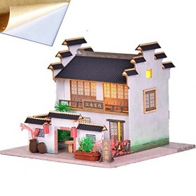 TOPBSFARNY BM335-Z Kit de maison de poupée miniature à monter soi-même, meubles en bois pour la Saint-Valentin, cadeaux créat