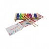 Xylophone pur enfants chenille avec 8 sons - longeur 23 cm -3880